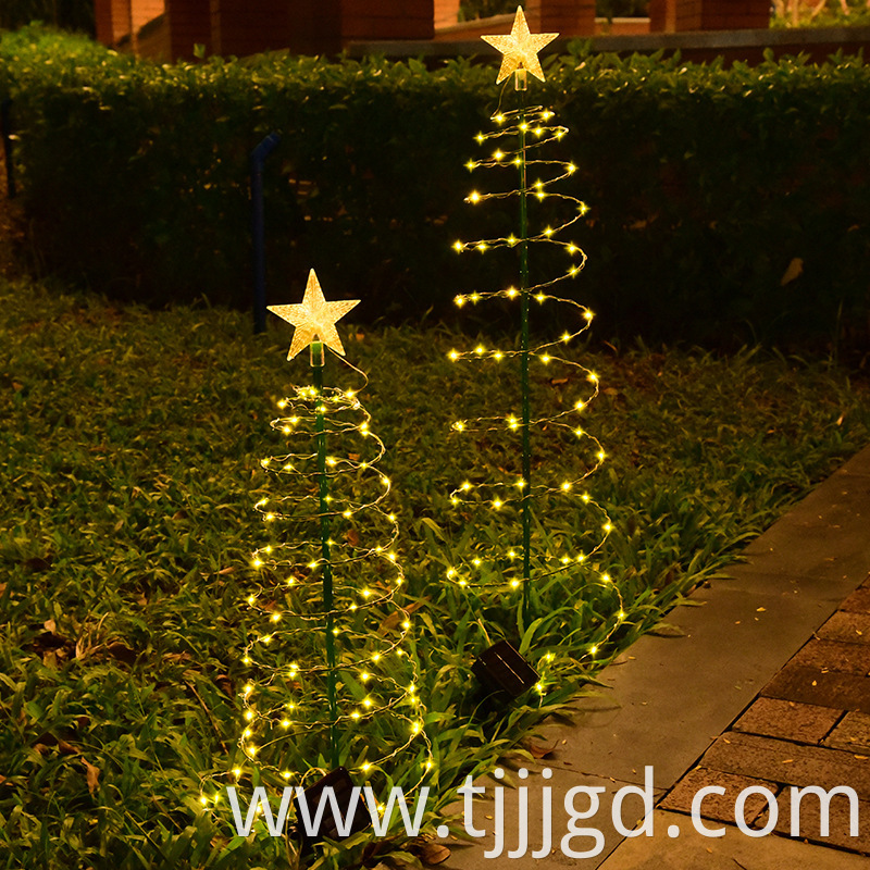 Solar Christmas Tree Light For Garden